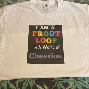 Rainbow pride graphic t shirt size large